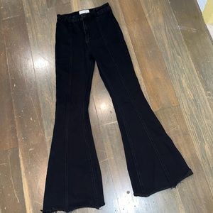 size 27 VERVET black flare jeans
